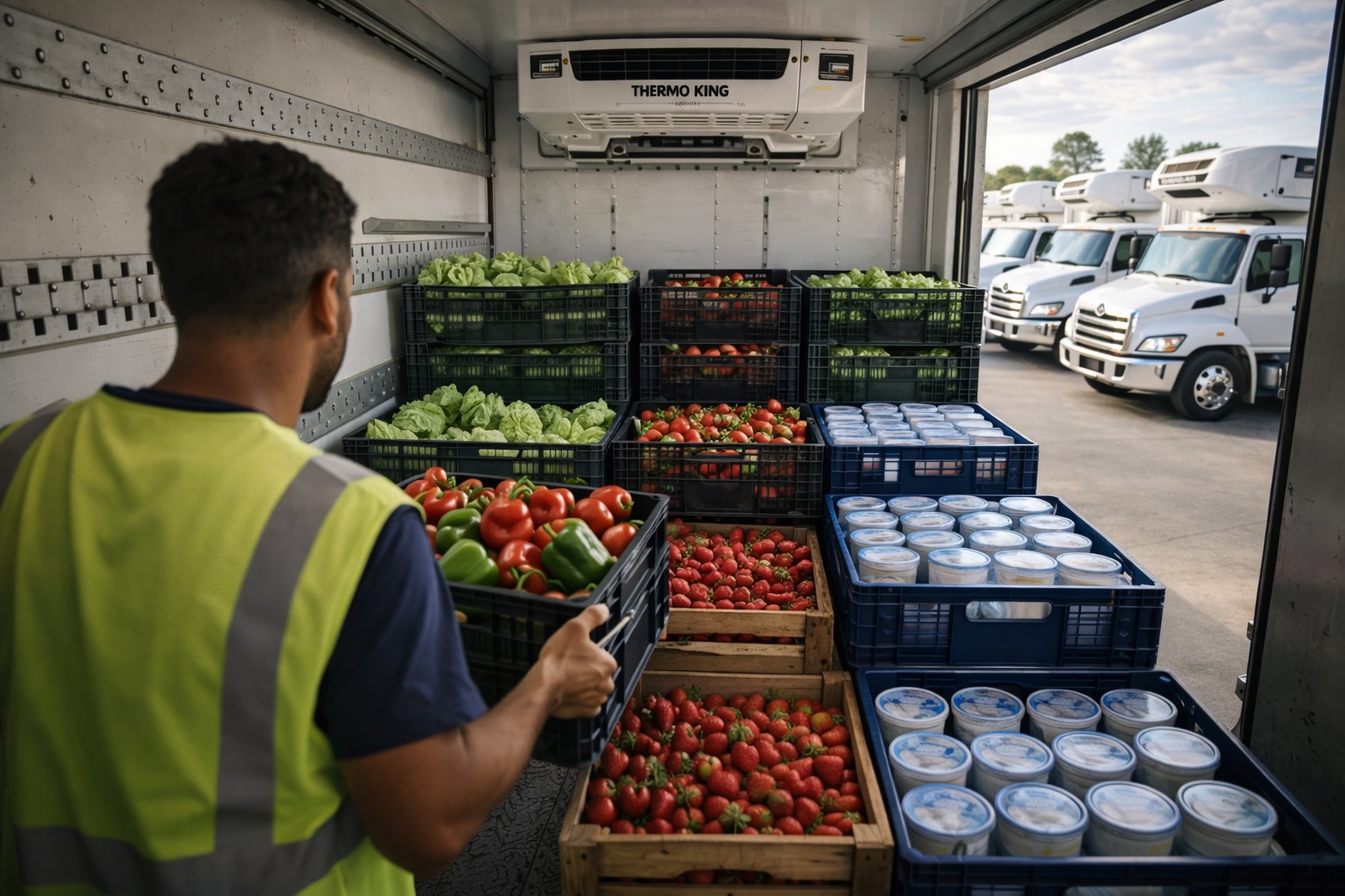 Refrigerated truck capacity cold chain